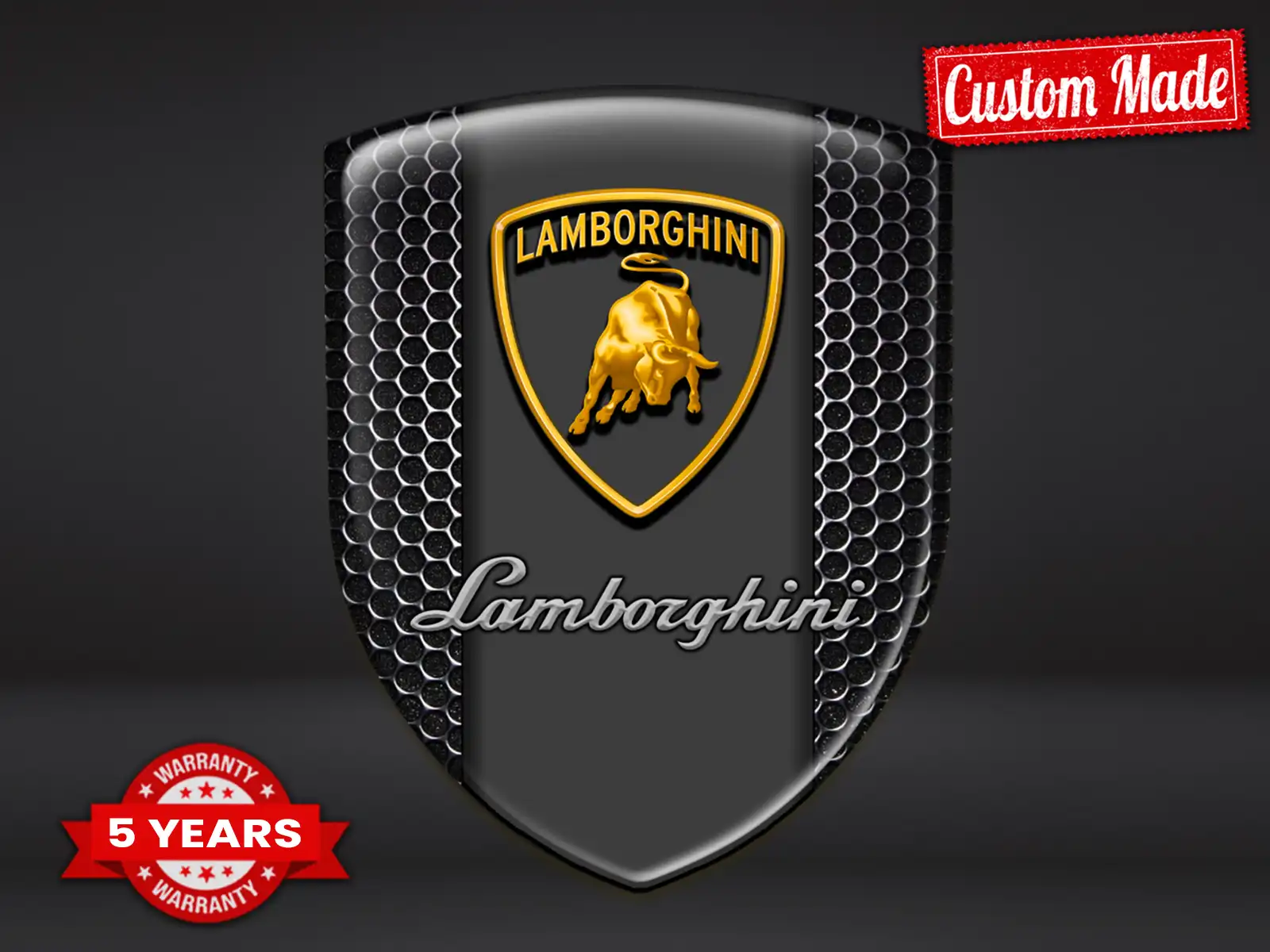 Lamborghini Silikonsticker S Logo Hochwertig Professionell